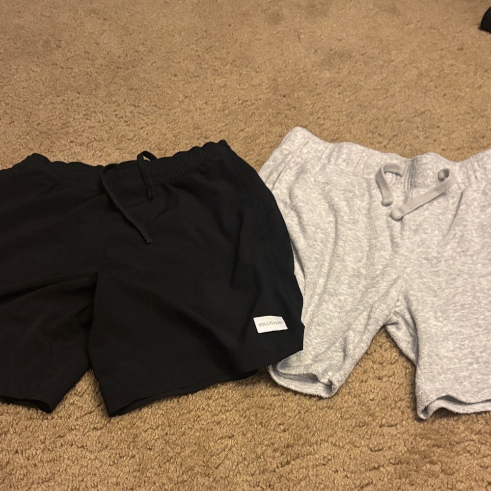 Hollister men’s shorts bundle — 2 pairs, size XS.